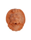 Lion Mask in Terracotta
